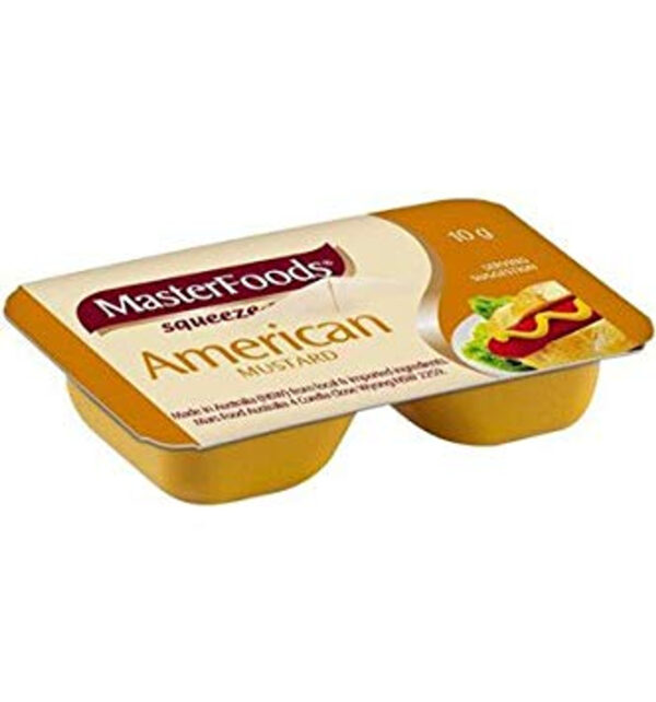 MASTERFOODS PC AMERICAN MUSTARD 100PC