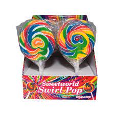 Swirl Lollipop 80g